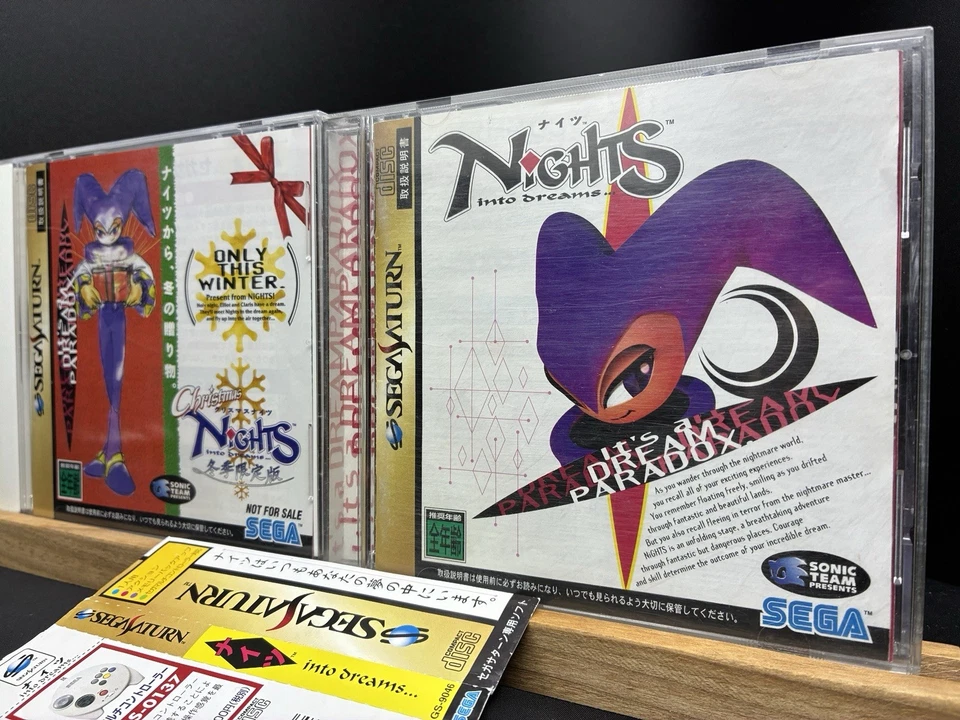 Lote 2 Nights Into Dreams *Spine & Christmas Nights Combo Sega Saturn SS JAPÓN Foto 1 de 4