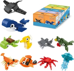 Party Geschenke für Kinder - Meerestier Bausteine Set für Goodie Bags - Bild 1 von 9