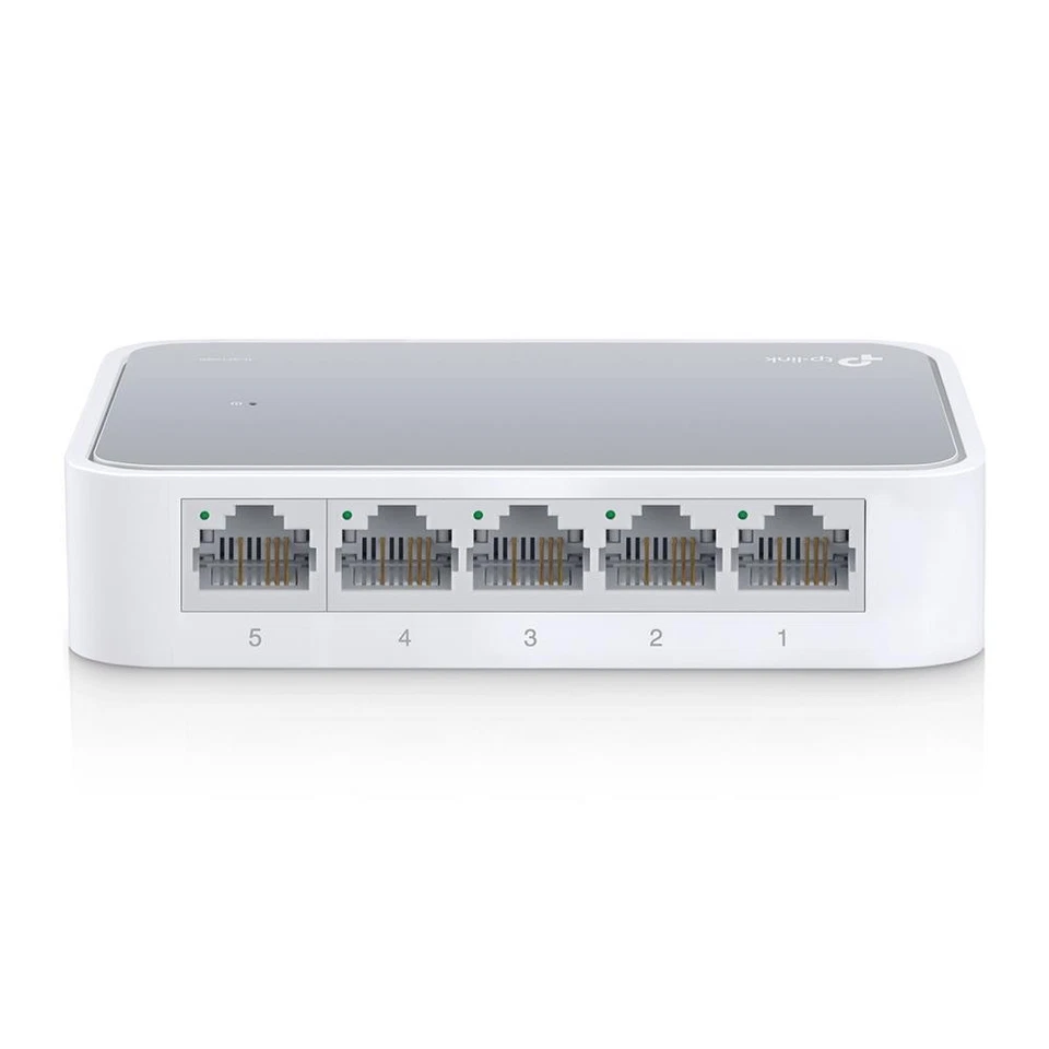 TP-Link TL-SF1005D 5-Port Fast Ethernet Desktop Switch Managed Auto-MDI/MDIX - Bild 1 von 2