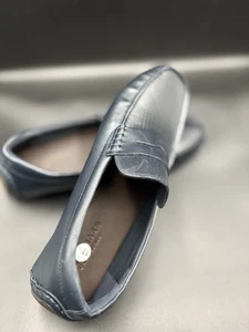 Cole Haan Men's 11.5M Grandseries Penny Driver Loafers NAVY C38664 -NEW $150 - Picture 1 of 15