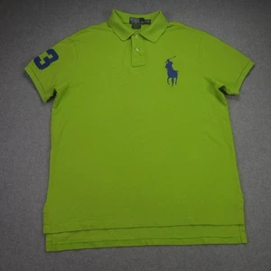 Ralph Lauren Polo Shirt Mens XL Big Pony Custom Fit Short Sleeve Tennis Preppy - Picture 1 of 15