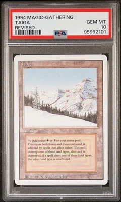 Taiga Revised Edition PSA 10 BGS 9.5 MTG Magic the Gathering - Image 1 of 2
