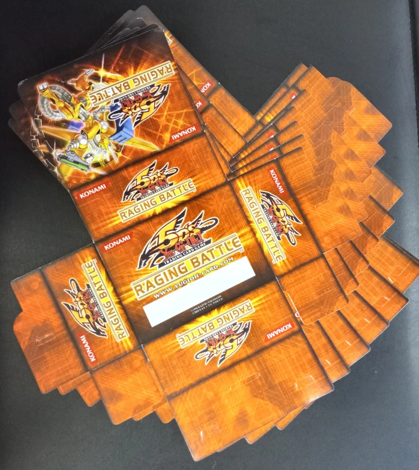 YUGIOH VINTAGE 5D'S RAGING BATTLE PROMO DECK BOX LOT OF 15 UNMADE NEW - Image 1 of 1