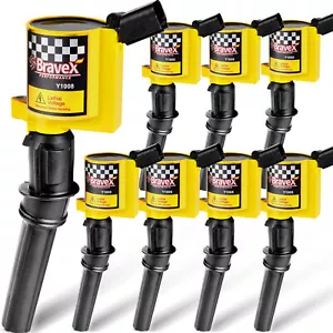 8X Bravex Ignition Coils DG508 for Ford F150 Expedition 4.6L 5.4L V8 Mercury - Picture 1 of 7