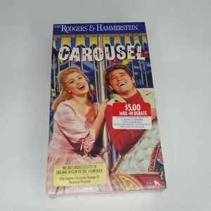Carousel VHS w/ Soundtrack Cassette Rogers & Hammerstein Video N Audio Sealed - Picture 1 of 6