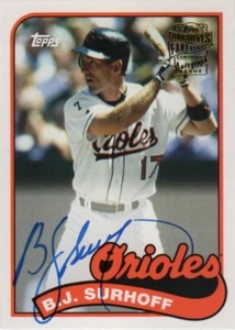 2016 favorito de los fanáticos de Topps Archives B.J. Orioles de automóvil Surhoff #FFA-BS - Imagen 1 de 1