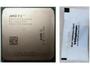 AMD FX-Series FX 9590 FD9590FHW8KHK 4.7GHz Eight-Core Socket AM3+ CPU Processor - Picture 1 of 4