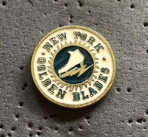 New York Golden Blades Logo WHA Hockey Pin - Imagen 1 de 1
