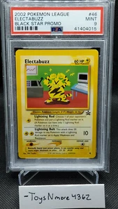 PSA 9 Mint 2002 Electabuzz Black Star Promo #46 - Bild 1 von 2