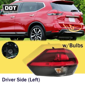 Driver Outer For Nissan Rogue 2017-2019 Rear Tail Light Halogen Lamp Left Side - Picture 1 of 14