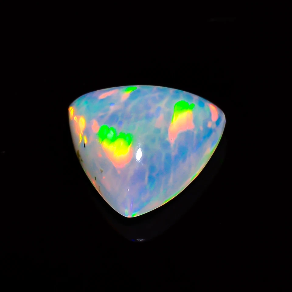 Piedra preciosa suelta de billón de cabujón de ópalo etíope natural 4 quilates 12X12X5 mm FB-16 Foto 1 de 4