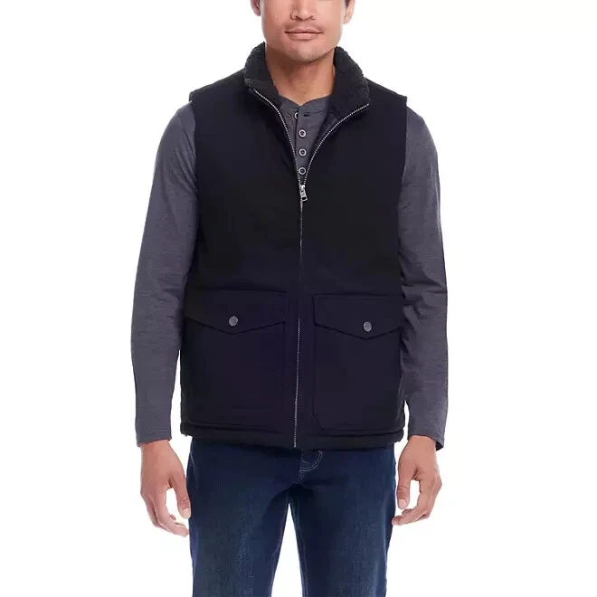 WP WEATHERPROOF Men's Workwear Vest Size S Black