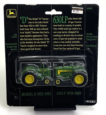 ERTL - John Deere - Model D & 630LP - 1:64 Scale #5665 - Image 1 of 2