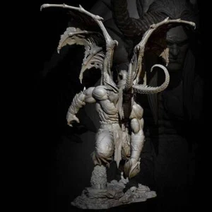 Kit Modelo Resina 1/24 Guerrero Demonio Illidan Warcraft Sin Pintar - Imagen 1 de 4