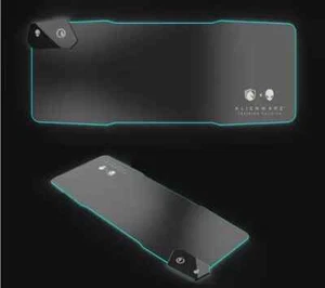 Alienware 15W Qi Wireless Charging RGB Gaming Computer Keyboard Pad Mouse Mat - Picture 1 of 6