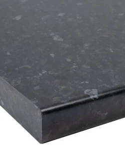 Black Granite Matt 40mm Laminate Kitchen Worktop - Cut to Size + Edging Strip - Picture 1 of 2