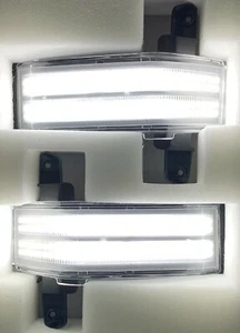 99-18 Silverado/Sierra GM Espejos de remolque Luces Marcadoras - Blanco/Ámbar - Imagen 1 de 10