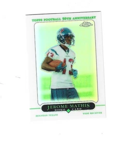 2005 Topps Chrome Refractors #249 Jerome Mathis RC HOUSTON  TEXANS - Picture 1 of 1