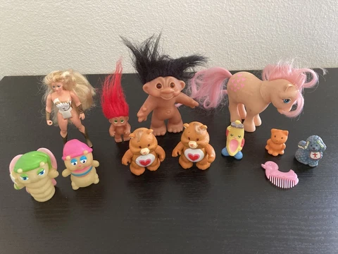 Vintage Toys 80’s My Little Pony She-Ra Care Bears Troll Doll Shortcake Cover