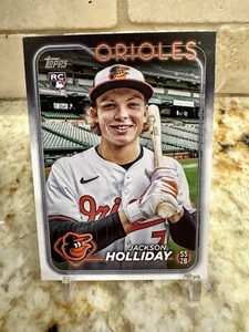 JACKSON HOLLIDAY 2024 Topps Series 2 Fun Face White Scribble SSP Rookie RC #697 - Picture 1 of 5