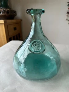 Vintage Danish Holmegaard Handblown Wine Bottle Carafe Elsinore Stamp - Picture 1 of 6