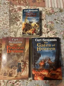 Curt Benjamin Book Lot Prince of Shadow Prince of Dreams Gates of Heaven HC - Picture 1 of 5