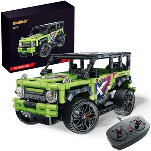 Remote Control Racing Blocks Jeep Programmable Building Kit Birthday Gift - Picture 1 of 10