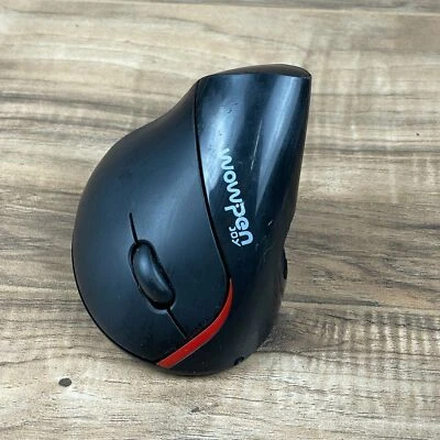 Wowpen-joy 5D Black Wired 2.4GHz 5V Right Hand USB Vertical Optical Mouse - Image 1 of 4