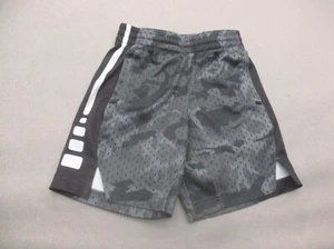 NIKE DRI-FIT Size 5-6 YRS Boys Gray Camo Stretch Waist Pocket Running Shorts 497 - Picture 1 of 8
