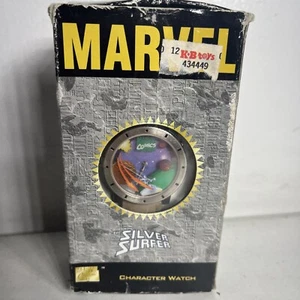 Vintage Artwatch Marvel Silver Surfer 1996 3D Action Crystal Wristwatch untested - Picture 1 of 16