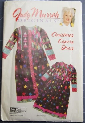 Christmas Capers Dress Sewing Pattern Judy Murrah Original Size 4 - 22 - Image 1 of 3