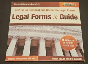 Legal Forms & Guide Cd Rom Personal & Corporate - Picture 1 of 4