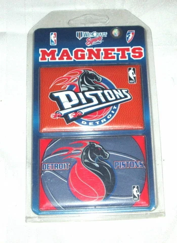 DETROIT PISTONS 2-PACK MAGNET SET #16 - NEW Cover