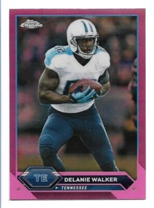 2023 Topps Compuesto Cromo Rosa Refractor Delanie Walker #39 Tennessee Titans - Imagen 1 de 2