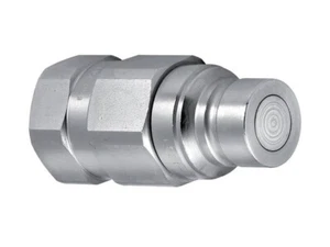 Punta de acoplador rápido hidráulico macho cara plana cuerpo de 1/2" NPT - Imagen 1 de 1
