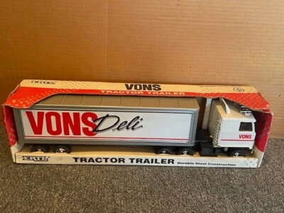1990 ERTL COE VONS Deli Semi Tractor & Trailer, White, NIB - Image 1 of 4