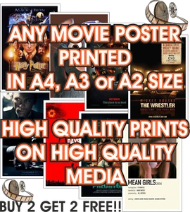 FILMPOSTER - A4, A3 oder A2 - Jeder Film, jedes Genre - Premium Satinpapier - Bild 1 von 1