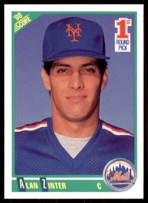 1990 Score Alan Zinter Baseball Cards #671 - Image 1 of 2