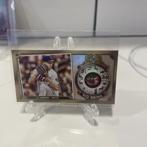 2022 Topps Gypsy Queen Jacob Degrom GQ Gems SP New York Mets MLB Gemini Pearl - Picture 1 of 2