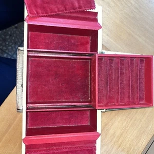 antikes schmuckkästchen leder - Bild 1 von 7