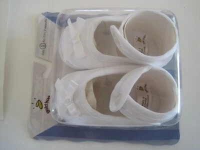 Goldbug Zapatos de Bebé 0-3 Meses Bendición Bautizo Zapatos Niño Nuevos Foto 1 de 4
