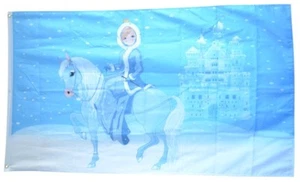 Fahne Eiskönigin Flagge Hissflagge 90x150cm - Bild 1 von 1