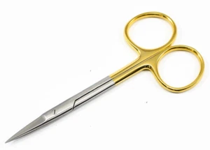 Iris Scissors TC tip 4.5'' Surgical Shears Thread Scissors Preparation 12 cm - Picture 1 of 4
