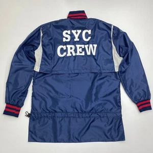 Chaqueta de Colección Seattle Yacht Club Crew Para Hombres L Azul Ventilado Nylon Bolsillos EE. UU. - Imagen 1 de 13