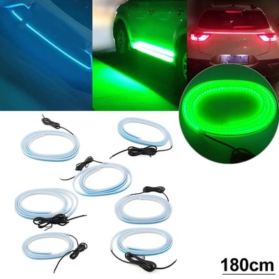 Car Hood  Daytime Running Light Strip Flexible Decorative Atmosphere Lamps mo - Image 1 of 4