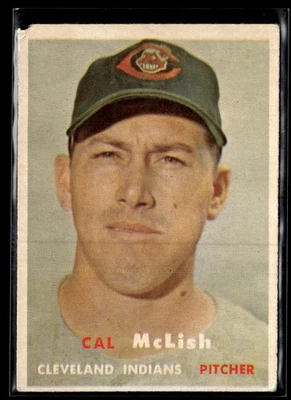 1957 Topps Cal McLish Rookie LOW GRADE Set Break #364 - Image 1 of 2