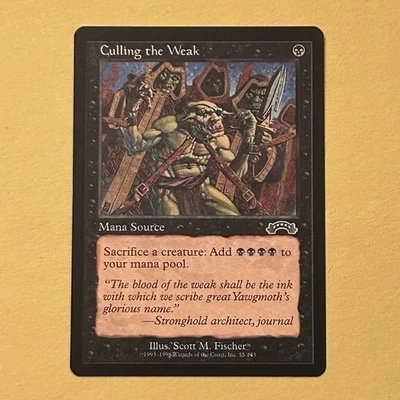Magic: The Gathering–[Exodus]-[Culling of the Weak]-NM (MTG/EDH/EXO) - Image 1 of 2