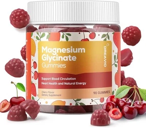 90 Count Magnesium Glycinate Gummies 400mg w/Ashwagandha 90 (Pack of 1) - Picture 1 of 7