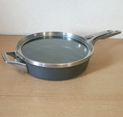 Calphalon Premier Hard-Anodized Nonstick, 3 Qt Saute Sauce Pan Pot w/ Lid - Image 1 of 4