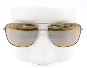 New Maui Jim MIKIOI Satin Sepia Titanium Sunglasses MJ0227S-003 / H887-01 $319 - Picture 1 of 6